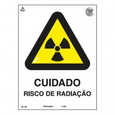 Sinalização A6 Risco de Radiação