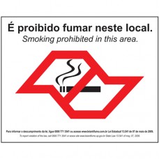 Sinalização D70 Proibido Fumar Neste Local