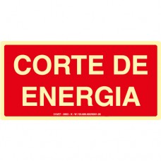 SINALIZAÇÃO CORTE DE ENERGIA