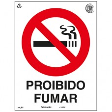 Sinalização P1 Proibido Fumar