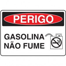Sinalização SP17 Perigo Gasolina Não Fume