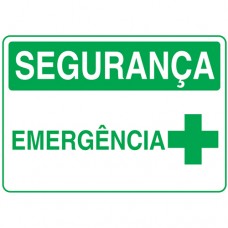 Placa Sinalização SS1 Emergência